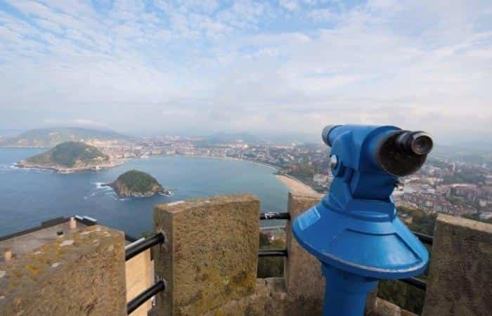 Vistas desde el Monte Igueldo, San Sebastián san sebastián