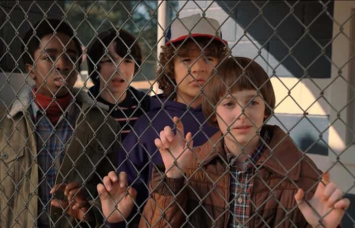 Fotograma de la serie Stranger Things series de terror y suspense: Stranger Things