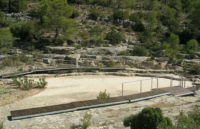 Yacimiento de Icnitas del Tambuc en Millares, Valencia