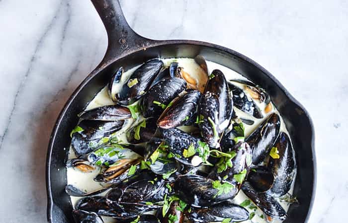 mejillones con crema mejillones con crema