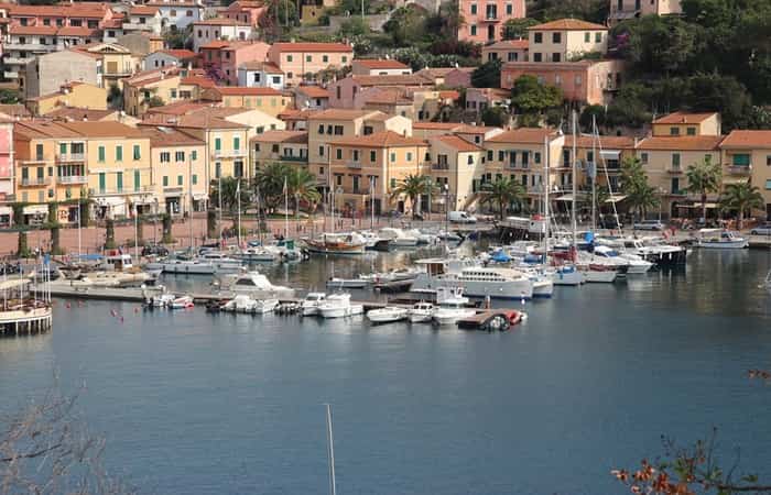 Porto Azzurro, Isla de Elba muelles más bonitos