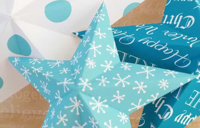 patrón de estrella en 3D patrón de estrella en 3D