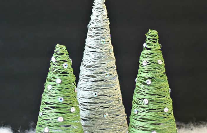 árbol de navidad con cuerdas árbol de navidad con cuerdas