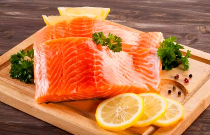salmon Alimentos nutritivos. Salmón