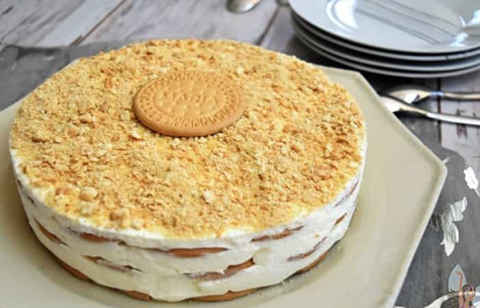 tarta de galletas María tarta de galletas María