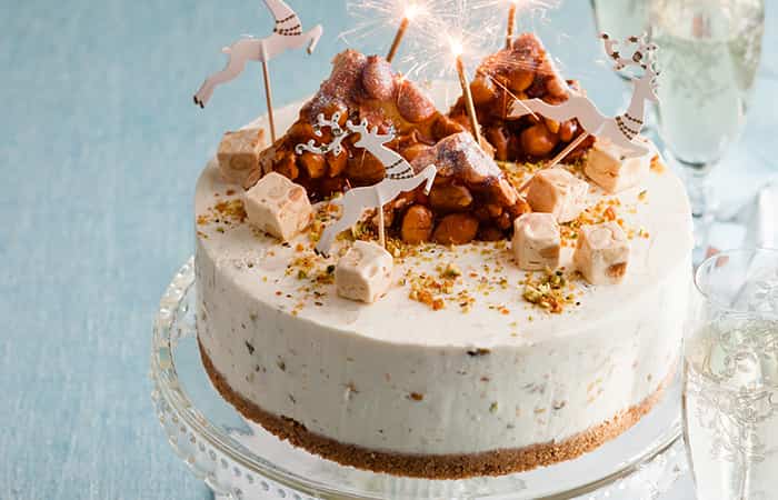 tarta de turrón tarta de turrón