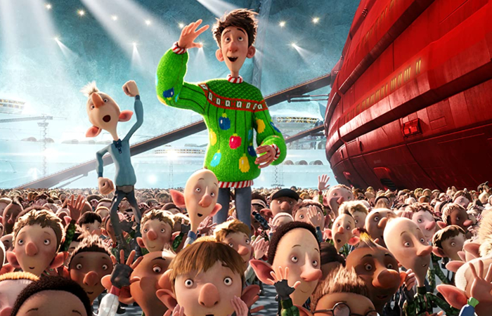 fotograma peli arthur christmas películas navideñas: arthur christmas