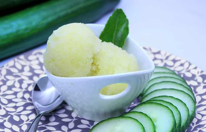 sorbete de pepino y lima sorbete de pepino y lima