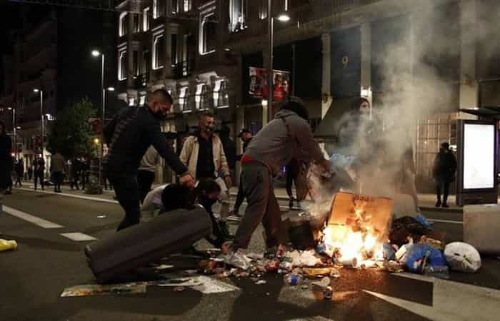 jóvenes disturbios