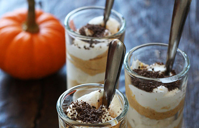 postres en vasitos con calabaza postres en vasitos con calabaza