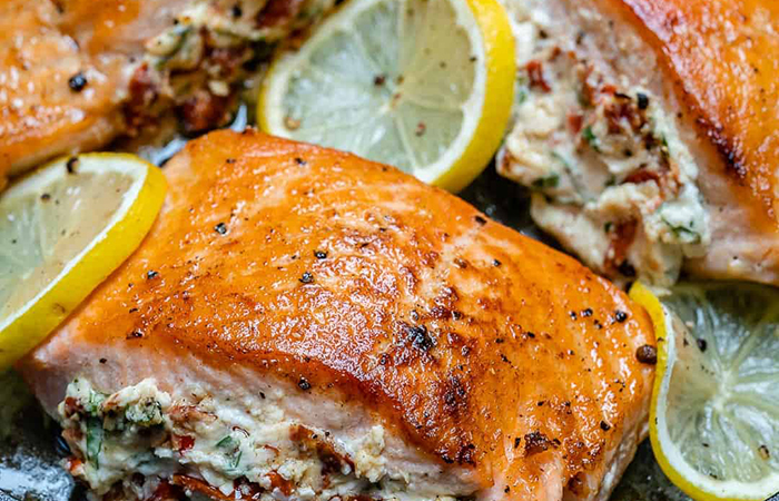 salmón relleno salmón relleno