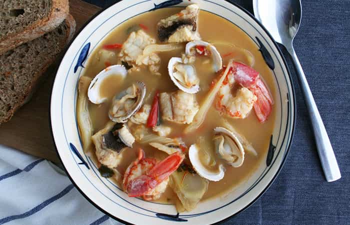 sopa de pescado para menú semanal para el otoño sopa de pescado
