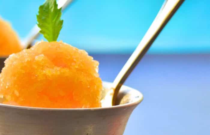 sorbete de naranja sorbete de naranja