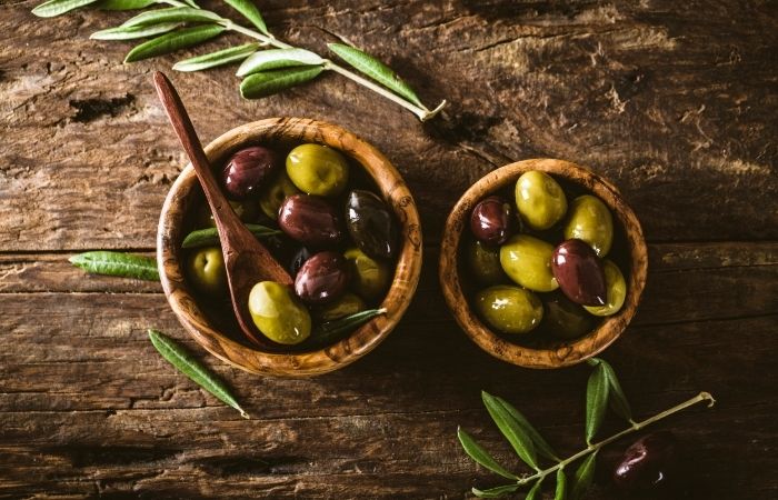 aceitunas Ingredientes básicos. Aceitunas