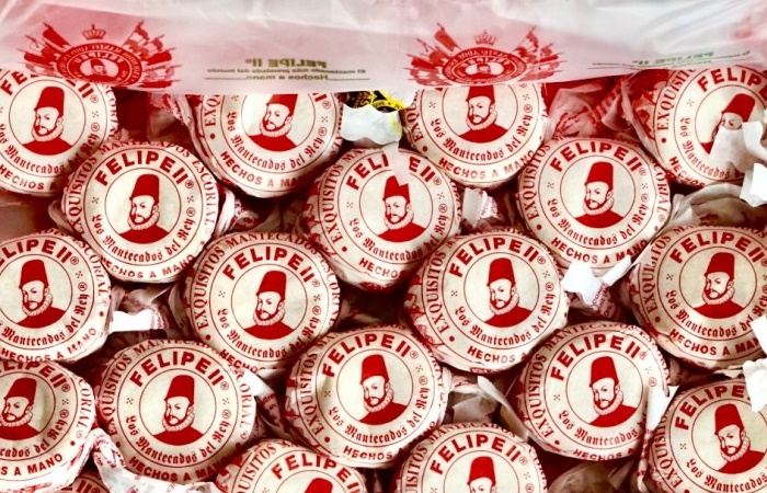 Mantecados Felipe II Confiterías Blancanieves Tejedor, Vitoria-Gastéiz dulces navideños