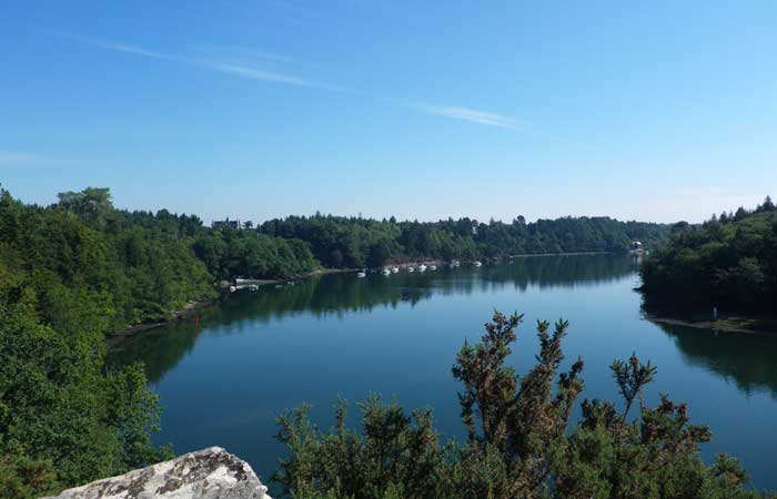 Río Odet Bretaña Francesa