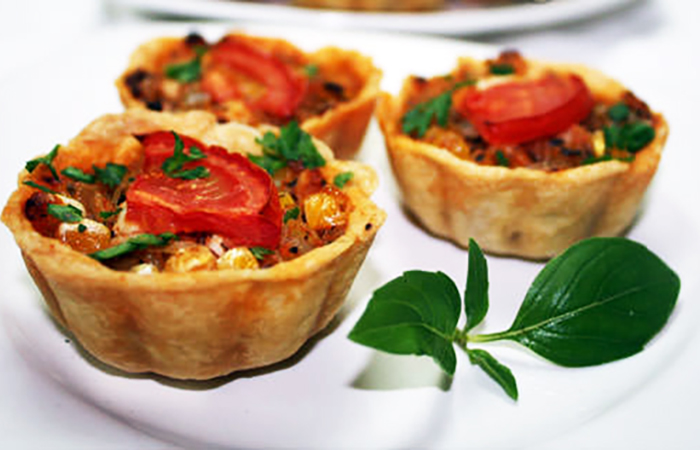 tartaletas saladas con pollo tartaletas saladas con pollo