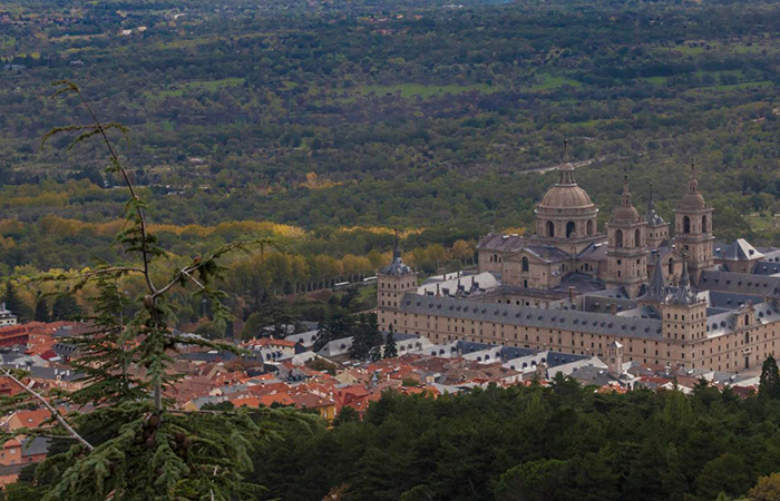 Bosque de La Herrería en San Lorenzo de El Escorial, Madrid