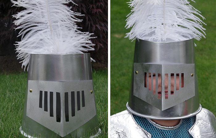 Guerrero medieval Disfraces de Carnaval que tapan la mascarilla con aire medieval