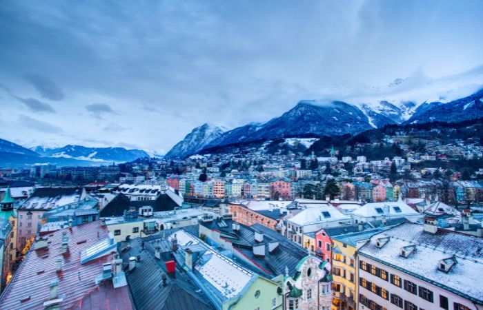 los tejados de innsbruck Vacaciones en invierno: Innsbruck, Austria