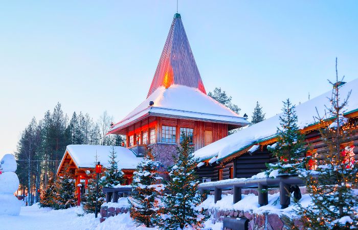 casa de papá noel en rovaniemi Rovaniemi, Finlandia, casa de Papá Noel