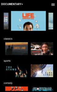 Documentary+ streaming documentales