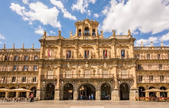 Plaza Mayor fin de semana en salamanca