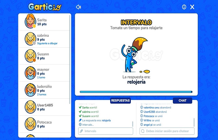 Gartic menores