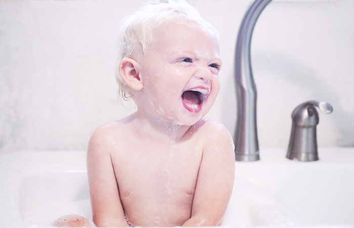 Temperatura durante el baño de los bebés