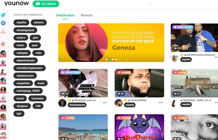 YouNow riesgos