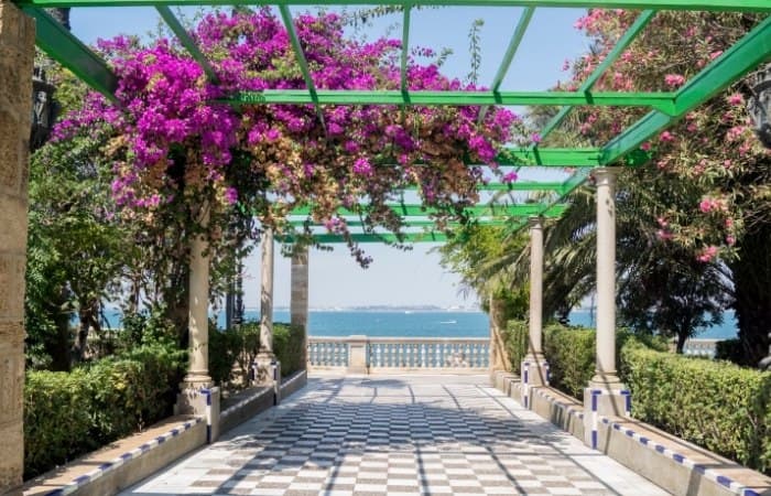 Alameda Apodaca, Cádiz Zona ajardinada Alameda Apodaca