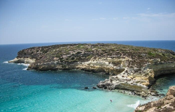Playa de Conigli, Lampedusa mejores playas de europa