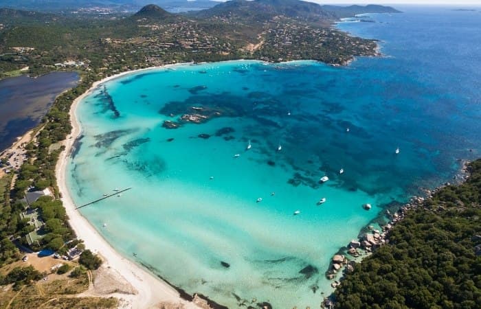 Playa Santa Giulia, Córcega Santa Giulia, Córcega (Francia)