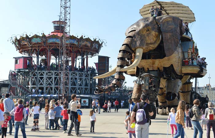 Las máquinas de la isla. Fotografía de Jean Dominique Billaud - LVAN Ciudades pequeñas de Europa: Nantes
