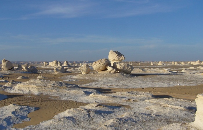 Desierto blanco, el Sáhara en Egipto Desierto blanco, Egipto