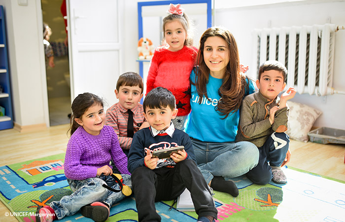 regalo azul de unicef