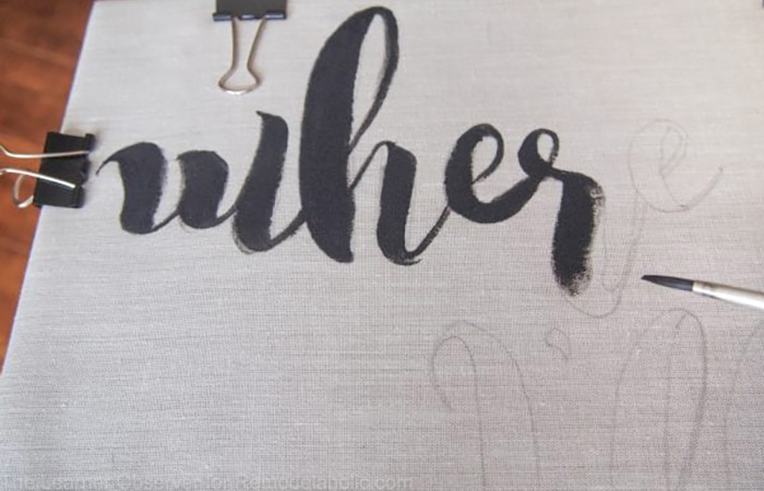 Decoración con lettering Decoración con lettering