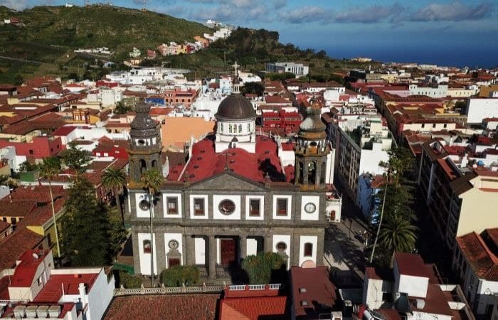 San Cristóbal de la Laguna, Tenerife Vista aérea de San Cristóbal de La Laguna, Tenerife. Ciudades y barrios de España Patrimonio de la Humanidad
