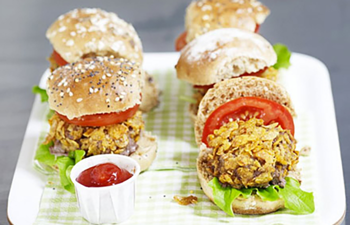 Hamburguesa con cereales