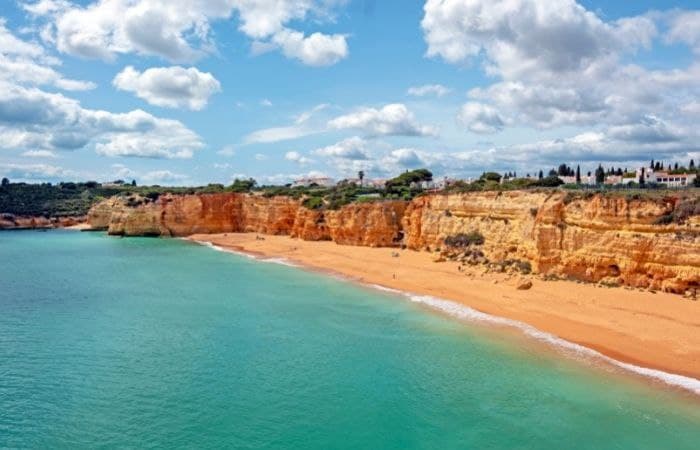 Playa Nova, en El Algarve (Portugal) Praia Nova, Lagoa, Algarve