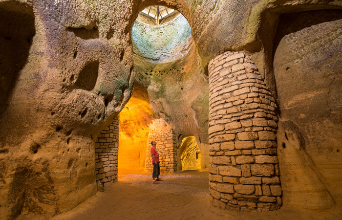 Pueblo troglodita de Rochemenier en Anjou Turismo en el Loira Atlántico: Pueblo troglodita de Rochemenier