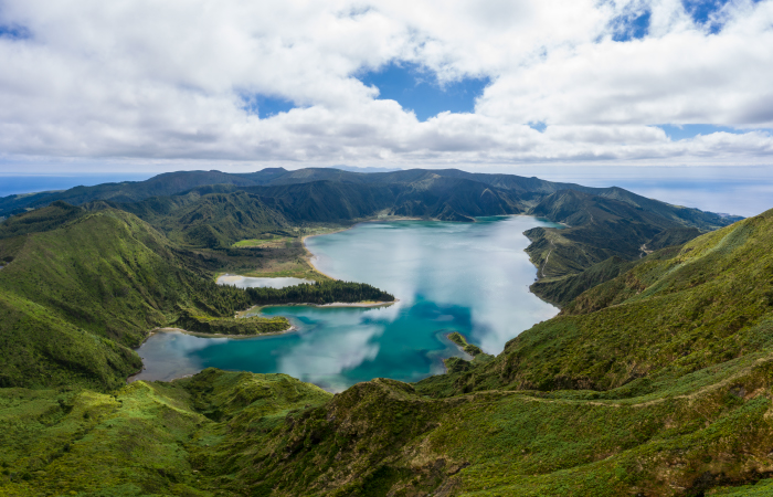 Lagoa do Fogo, San Miguel Islas Azores, Lagoa do Fogo en San Miguel