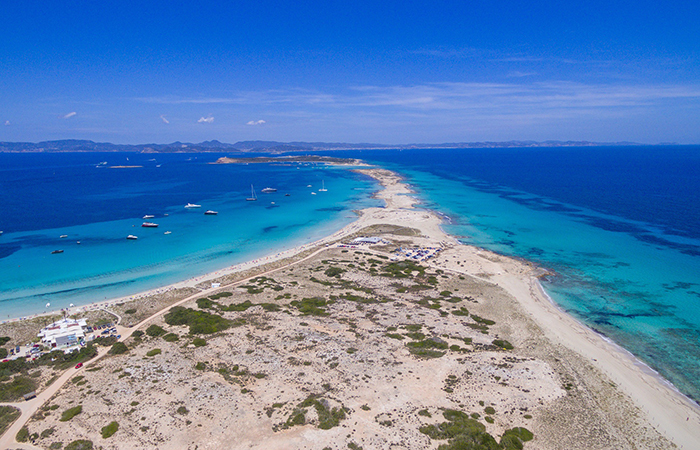 Playa de Ses Illetes en Formentera