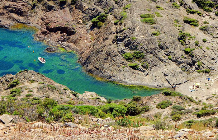 Cala Fredosa en Cadaqués, Gerona