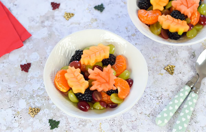 Ensalada de frutas de otoño para niños Ensalada de frutas de otoño para niños