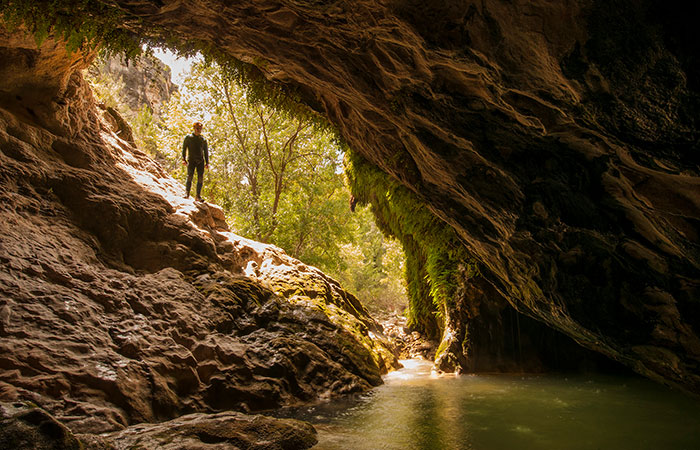 Monumento Natural del Puente de Fonseca en Castellote, Teruel