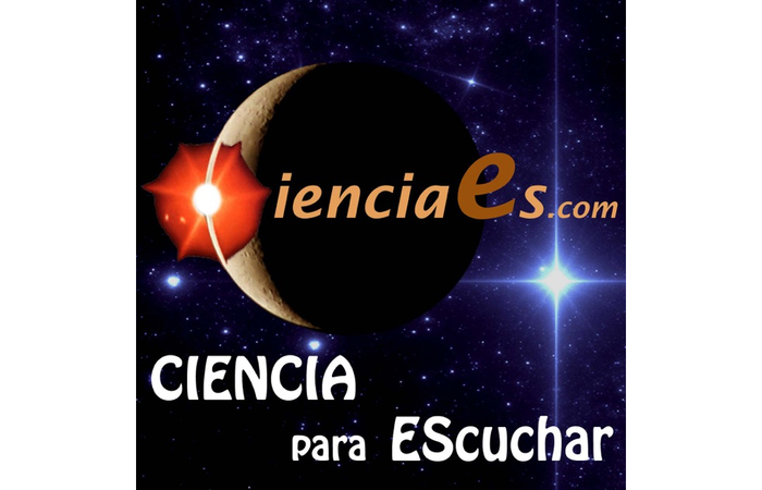 logo podcast cienciaes, divulgación seria podcasts educativos: cienciaes