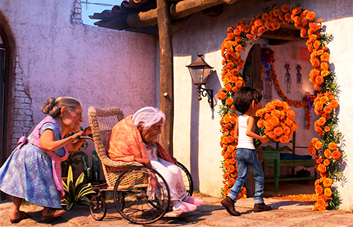 fotograma de la película Coco películas de otoño: Coco, película de animación