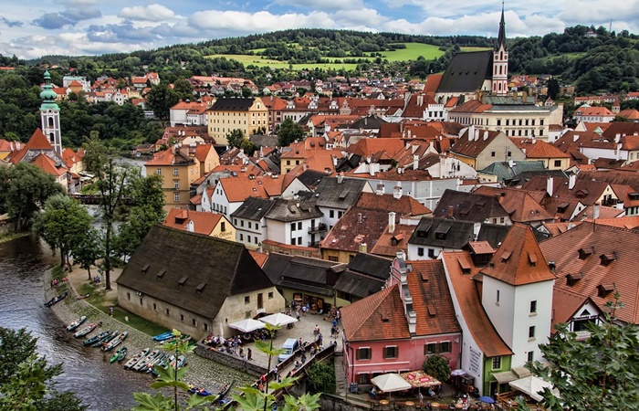 Cesky Krumlov, la joya de la región de Bohemia Cesky Krumlov