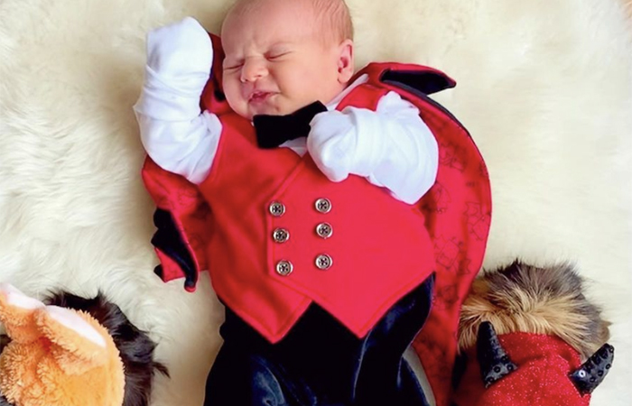 Disfraz de vampiro para bebés minidisfraz de vampiro